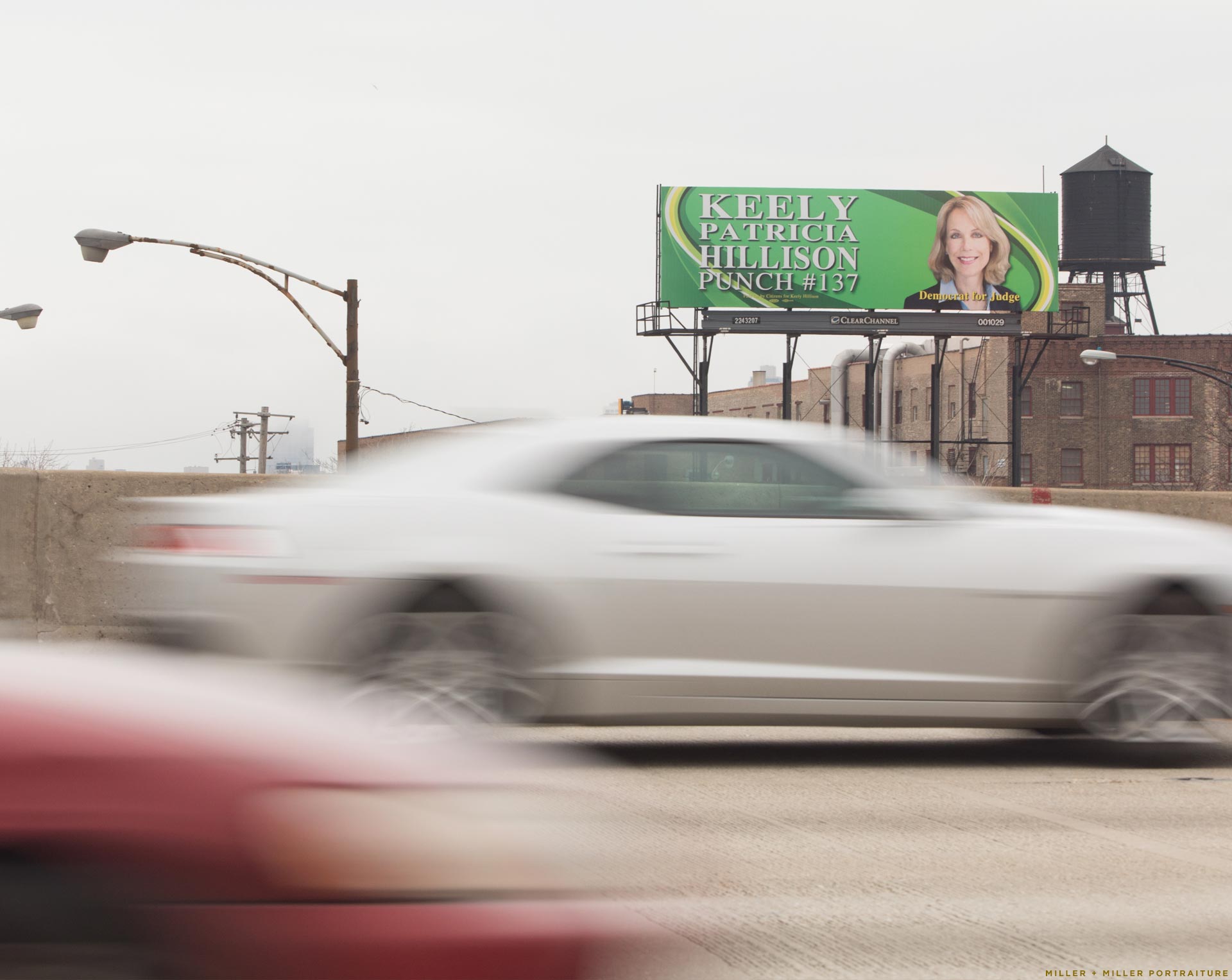 Keely Patricia Hillison Chicago candidate billboard photo